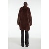 Women's Stella Espresso Faux Fur Coat - Fur & Faux Fur Coats - 3