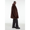 Women's Stella Espresso Faux Fur Coat - Fur & Faux Fur Coats - 4
