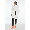 Women's Celina Ivory Faux Fur Coat - Fur & Faux Fur Coats - 2