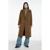Women's Aaron Pea Green Coat - Faux Fur Coats - 2
