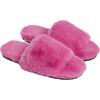 Women's Diana Sugar Pink Faux Fur Slippers - Slippers - 4