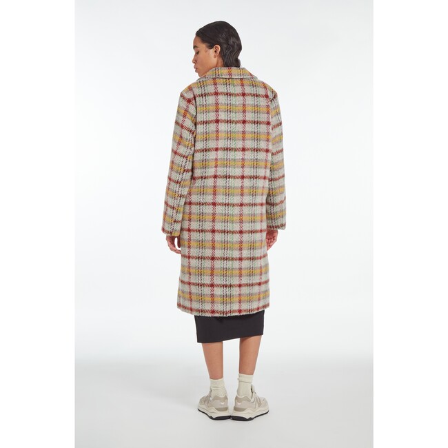 Women's Fallyn Rainbow Plaid Coat - Coats - 3