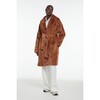 Women's Bree Camel Faux Fur Coat - Faux Fur Coats - 2