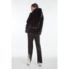 Women's Goldie Noir Faux Fur Coat - Faux Fur Coats - 3