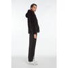 Women's Goldie Noir Faux Fur Coat - Faux Fur Coats - 4
