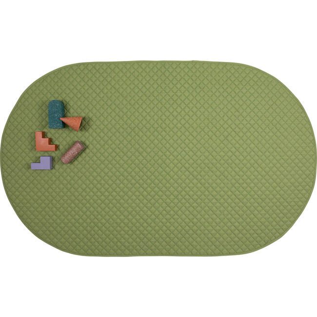 Playmat Oval, Sage - Playmats - 1