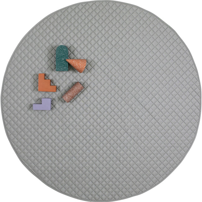 Playmat Round, Grey - Playmats - 1