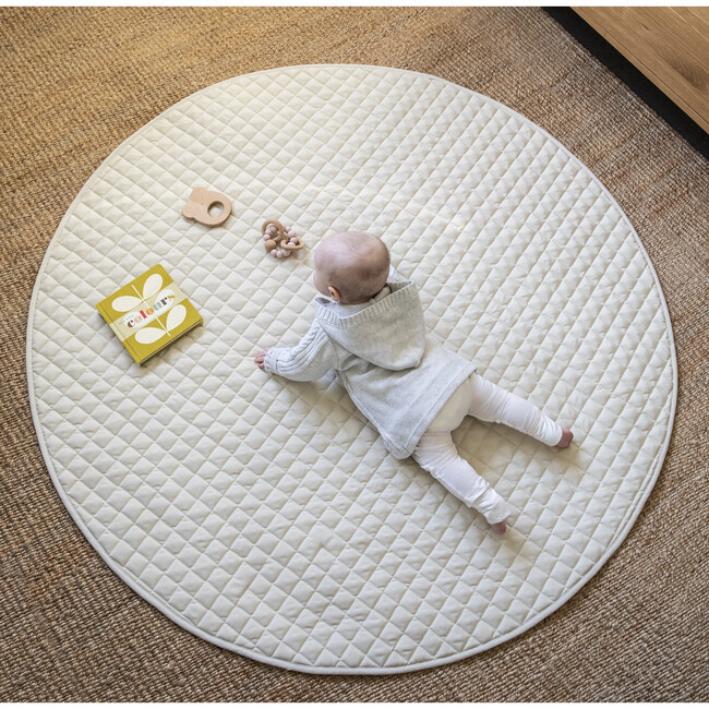 Playmat Round, Linen - Playmats - 4
