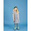 Marisol Hand-Smocked Girls Dress, Blue Floral - Dresses - 2