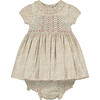 Jamieson Hand-Smocked Baby Dress, Floral - Dresses - 1 - thumbnail