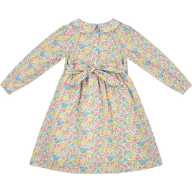 Imani Hand-Smocked Girls Dress, Floral - Dresses - 3