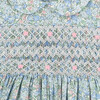 Tamara Floral Hand-Smocked Baby Dress, Blue - Dresses - 4