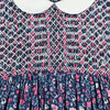 Nina Hand-Smocked Baby Dress, Blue & Pink Floral - Dresses - 4