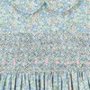 Ria Hand-Smocked Girls Dress, Blue Floral - Dresses - 4