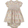 Greta Hand-Smocked Baby Dress, Floral - Dresses - 1 - thumbnail