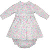 Hilda Hand-Smocked Baby Dress, Pink Floral - Dresses - 3