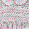Hilda Hand-Smocked Baby Dress, Pink Floral - Dresses - 4