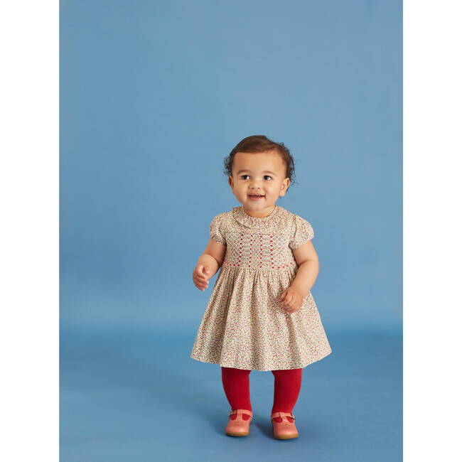 Jamieson Hand-Smocked Baby Dress, Floral - Dresses - 2