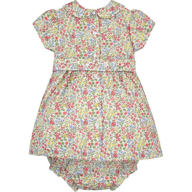 Greta Hand-Smocked Baby Dress, Floral - Dresses - 3