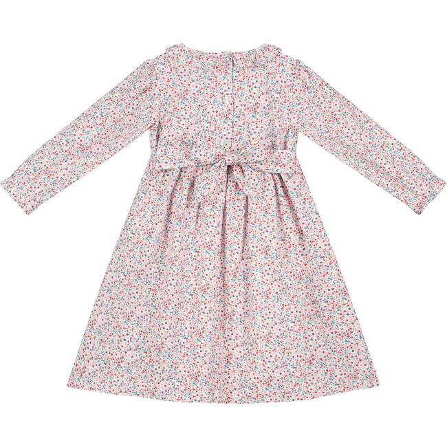 Devin Hand-Smocked Girls Dress, Floral - Dresses - 1