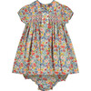 Eris Hand-Smocked Baby Dress, Floral - Dresses - 1 - thumbnail