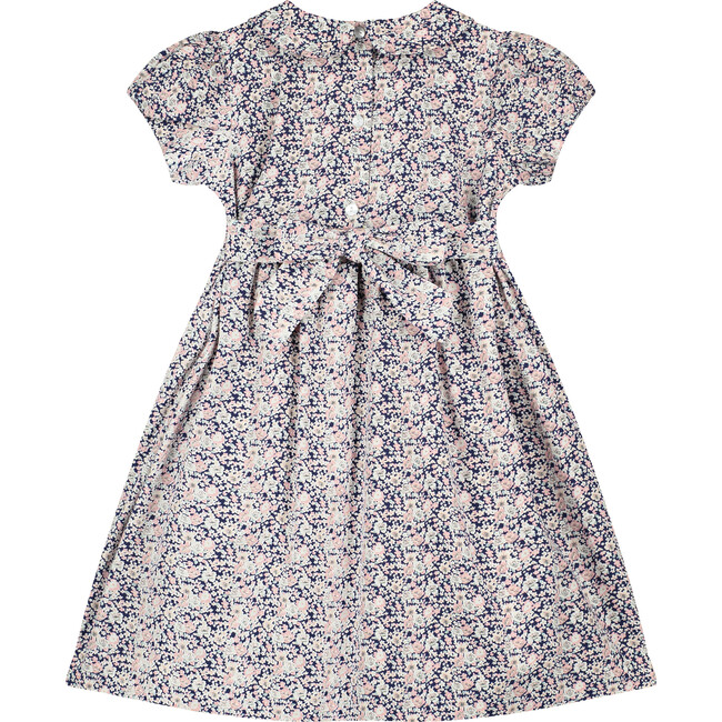 Paz Hand-Smocked Girls Dress, Multicolor  Floral - Dresses - 3