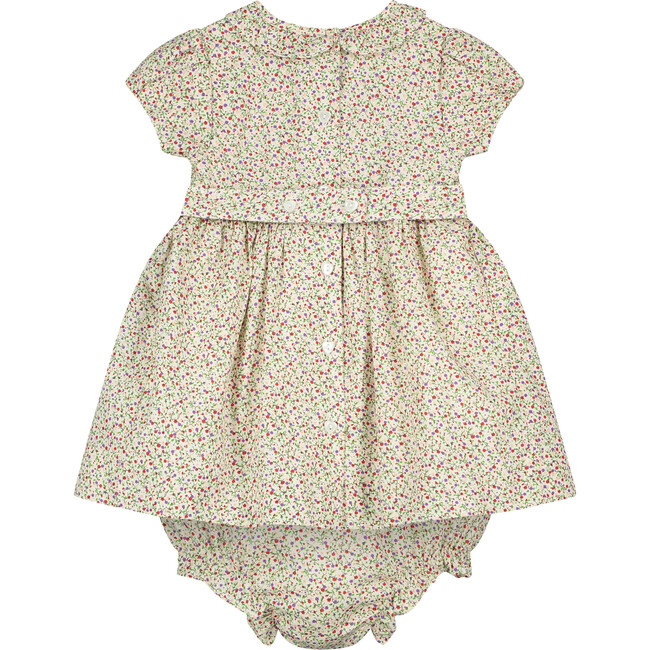 Jamieson Hand-Smocked Baby Dress, Floral - Dresses - 3