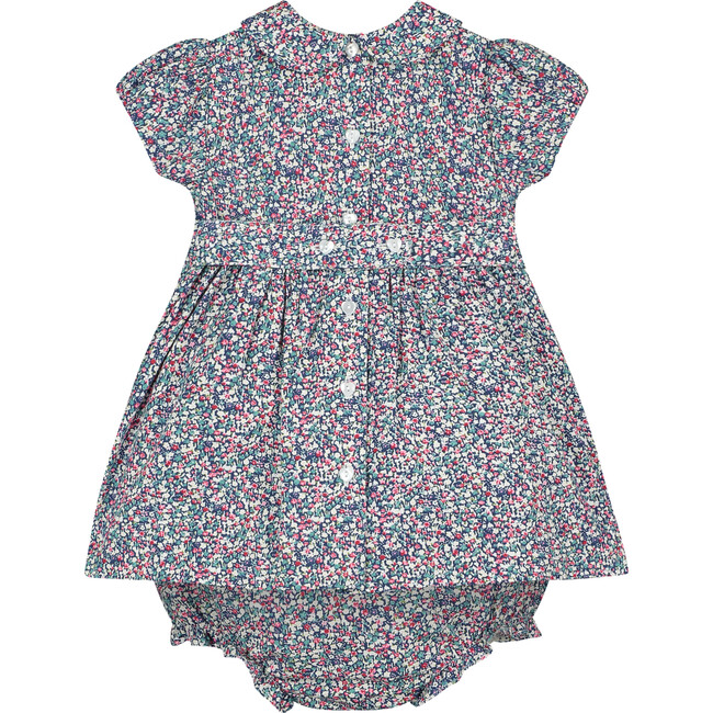 Doritha Hand-Smocked Baby Dress, Floral - Dresses - 3