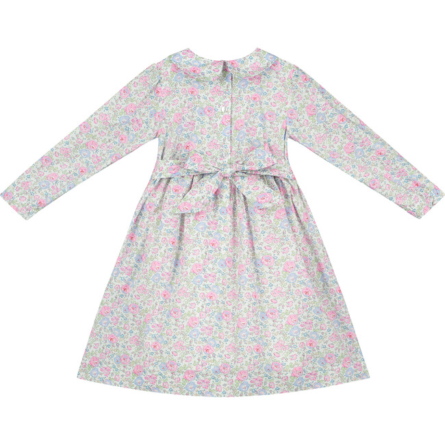 Briella Hand-Smocked Girls Dress, Floral - Dresses - 3