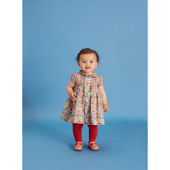 Eris Hand-Smocked Baby Dress, Floral