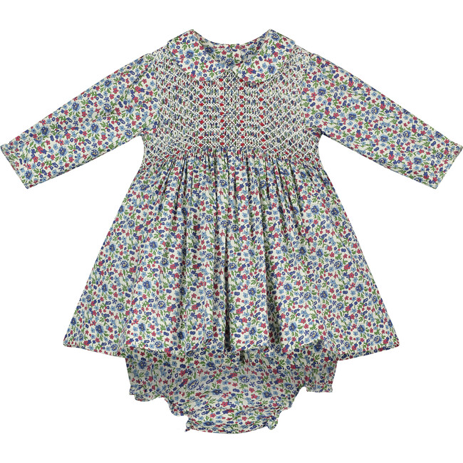 Leonie Hand-Smocked Baby Dress, Floral