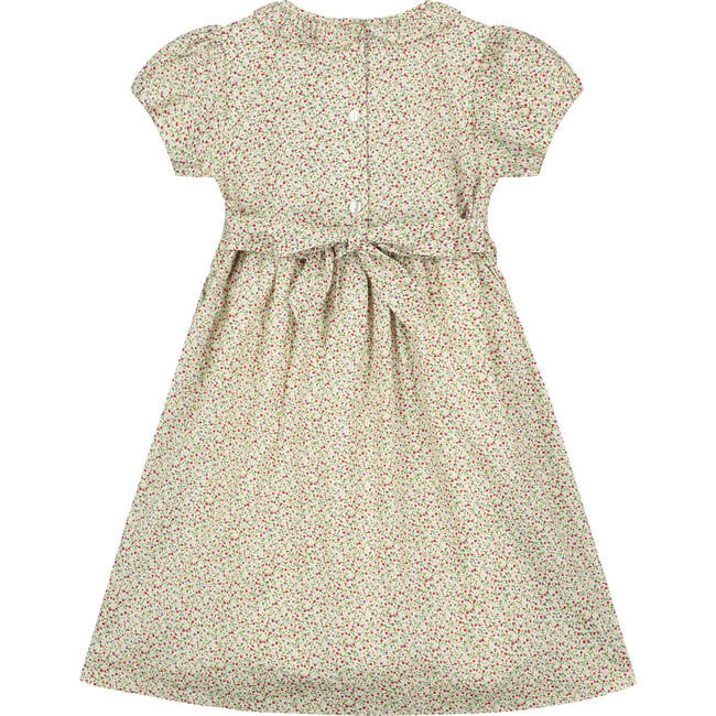 Giulietta Hand-Smocked Girls Dress, Floral - Dresses - 3