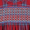Corabel Hand-Smocked Baby Dress, Tartan, Red - Dresses - 4