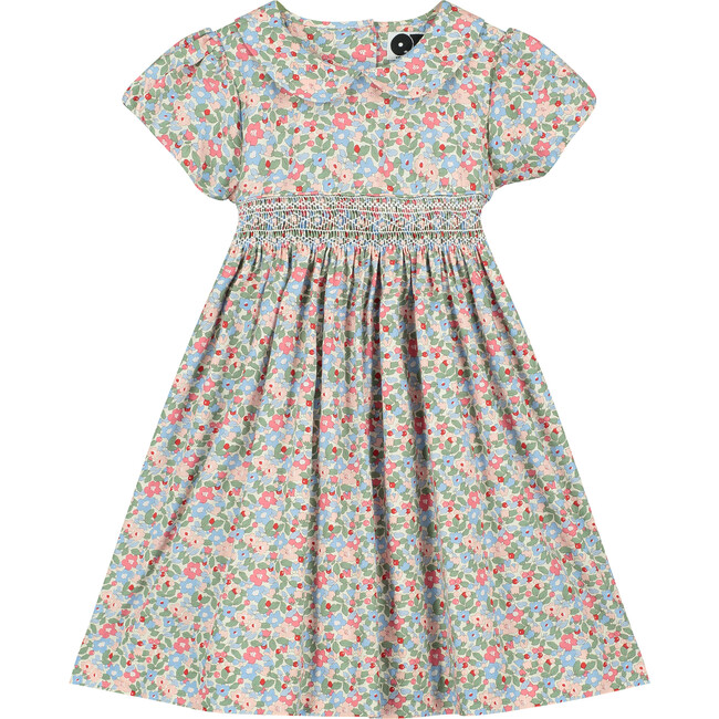 Baylee Hand-Smocked Girls Dress, Floral