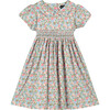 Baylee Hand-Smocked Girls Dress, Floral - Dresses - 1 - thumbnail