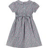 Giselle Hand-Smocked Girls Dress, Floral - Dresses - 3