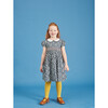 Cissy Hand-Smocked Girls Dress, Navy Floral - Dresses - 2