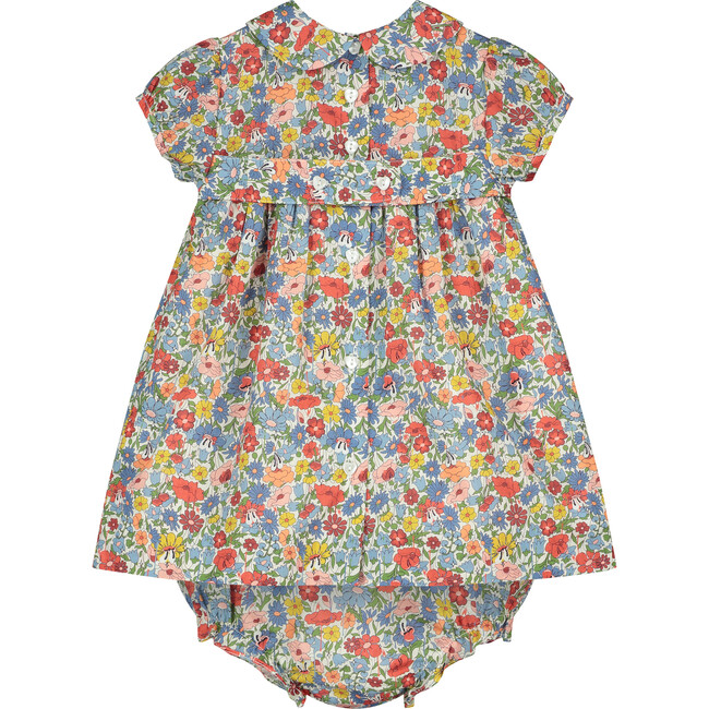 Eris Hand-Smocked Baby Dress, Floral - Dresses - 3