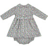 Leonie Hand-Smocked Baby Dress, Floral - Dresses - 3 - thumbnail