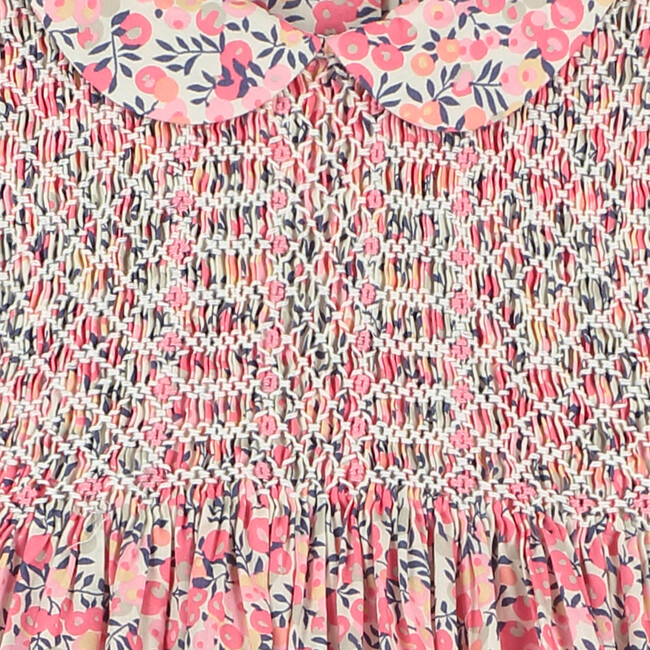 Isadora Hand-Smocked Baby Dress, Floral - Dresses - 4