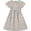 Baylee Hand-Smocked Girls Dress, Floral - Dresses - 3 - thumbnail