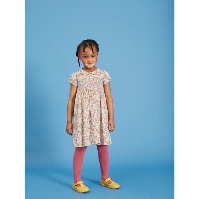 Lavinia Hand-Smocked Girls Dress, Floral