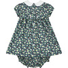 Leah Hand-Smocked Baby Dress, Navy Floral - Dresses - 3