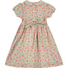 Beatrice Hand-Smocked Girls Dress, Floral - Dresses - 3 - thumbnail