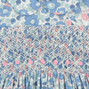 Lilah Hand-Smocked Baby Dress, Blue Floral - Dresses - 4