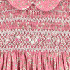 Aurelie Hand-Smocked Baby Dress, Pink Floral - Dresses - 4 - thumbnail