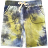 Board Short, Charcoal Kiwi Tie Dye - Shorts - 1 - thumbnail