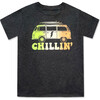 Short Sleeve Tri-Blend Tee, Charcoal Chillin' Van - T-Shirts - 1 - thumbnail