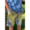 Board Short, Charcoal Kiwi Tie Dye - Shorts - 2
