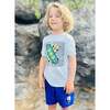 Short Sleeve Tri-Blend Tee, Ice Blue Skateboards - T-Shirts - 3